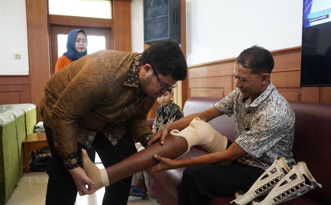Bupati Mas Dhito: Butuh Alat Bantu Mobilitas Disabilitas, Warga Bisa Usul ke Pemkab Kediri