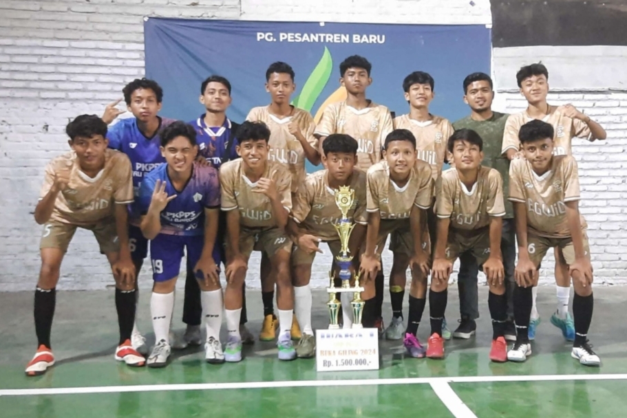 PKPPS Wustha Wali Barokah Juarai Turnamen Futsal se-Karesidenan Kediri