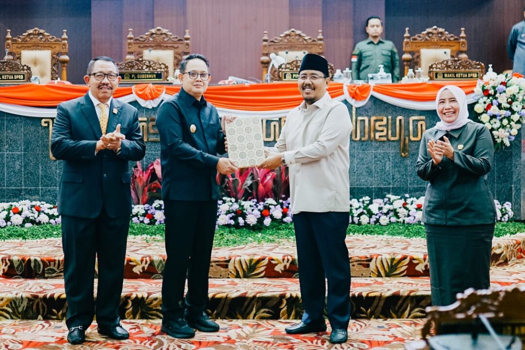 DPRD Setujui LKPj Gubernur Tahun Anggaran 2023, Pj Gubernur : Target Kinerja Tercapai