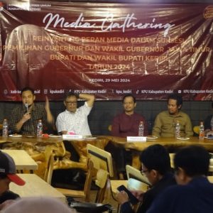 KPU Kabupaten Kediri Gelar Ngobrol Pemilu Bersama Awak Media