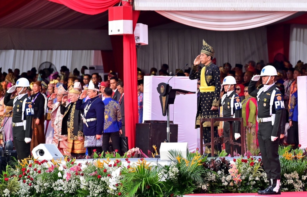 Peringatan Hari Lahir Pancasila, Menko Muhadjir Dampingi Presiden Jokowi