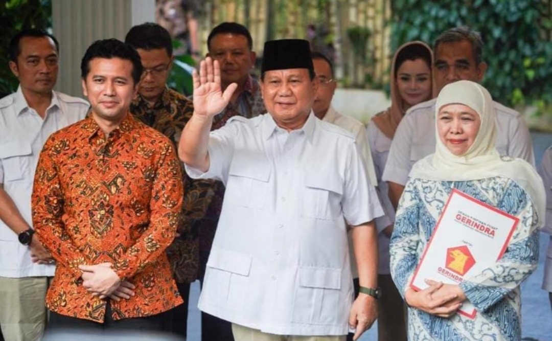 Abaikan Kader, Ketum Gerindra Keluarkan Rekom untuk Khofifah – Emil Dardak