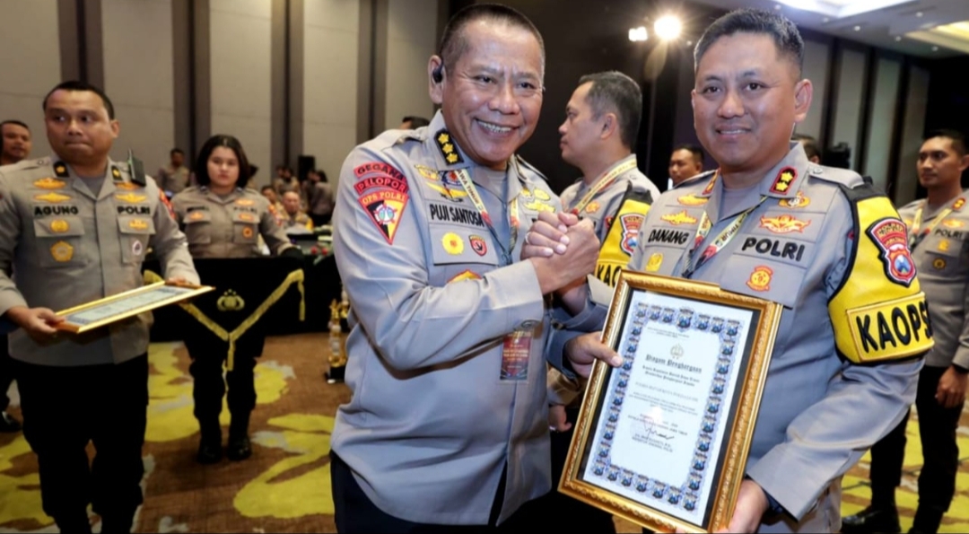 Atas Capaian Kinerja, Polres Blitar Kota Raih 2 Penghargaan dari Polda Jatim
