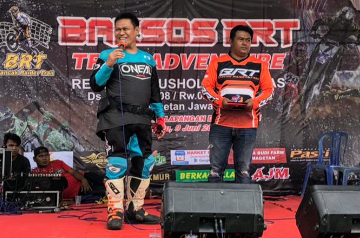 Ketua DPRD Magetan Baksos Sambil Ngetrail Bersama Bancak Raiders