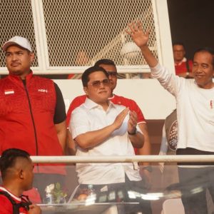 Menpora Dampingi Presiden Jokowi Saksikan Timnas Indonesia Kontra Irak