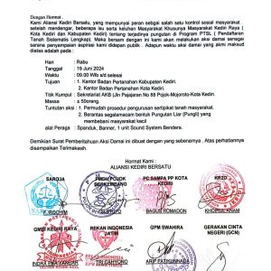 Sejumlah LSM Kediri akan Gelar Aksi Dugaan Pungutan Liar PTSL 