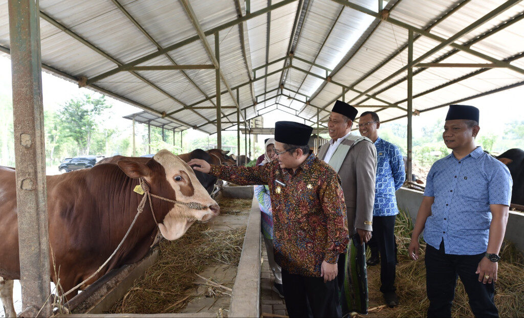 Pastikan Bebas PMK dan LSD, Pj Bupati Pasuruan Andriyanto Pantau Penjualan Hewan Qurban