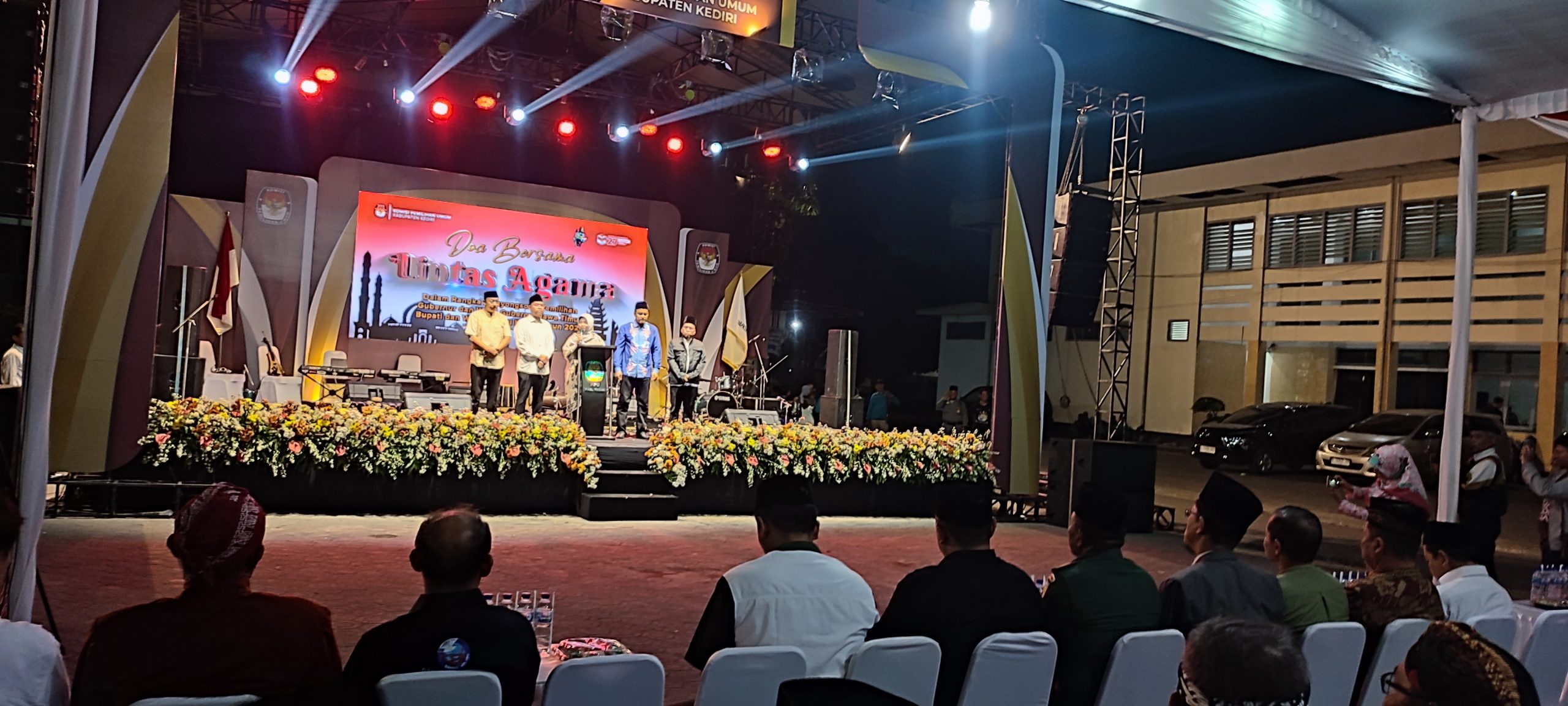 Jelang Pilkada 2024, KPU Kabupaten Kediri Gelar Doa Bersama Lintas Agama