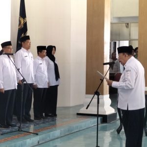 Pelantikan PMI Kab. Pacitan, Imam Utomo : Gunakan Anggaran Pemerintah dengan Tepat