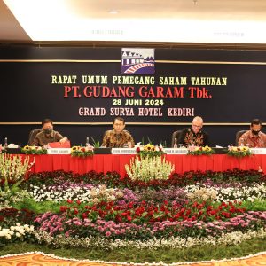 Gelar RUPS, Kinerja Gudang Garam pada 2023 Capai Laba Bersih Rp 5,3 Triliun Gelar RUPS, Kinerja Gudang Garam pada 2023 Capai Laba Bersih Rp 5,3 Triliun