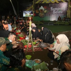 Tumpeng Sewu Suku Osing yang Makin Melegenda