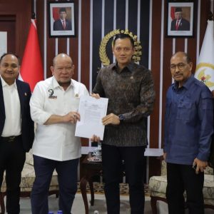 Dikunjungi Menteri ATR/BPN, Ketua DPD RI Ingatkan Penyelesaian Surat Ijo