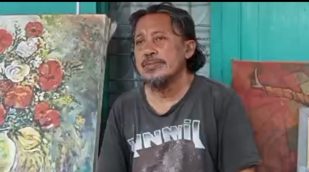 Akibat Lumpuh Pelukis Asal Blitar Butuh Uluran Tangan Dermawan