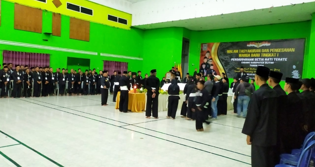 Pengesahan Warga Baru PSHT Cabang Blitar