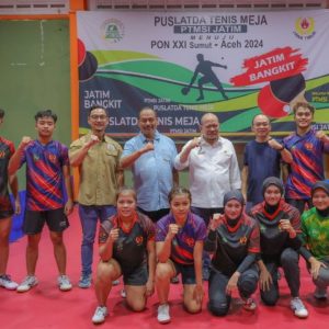 LaNyalla Pacu Semangat Atlet Tenis Meja Jatim untuk PON Aceh-Sumut