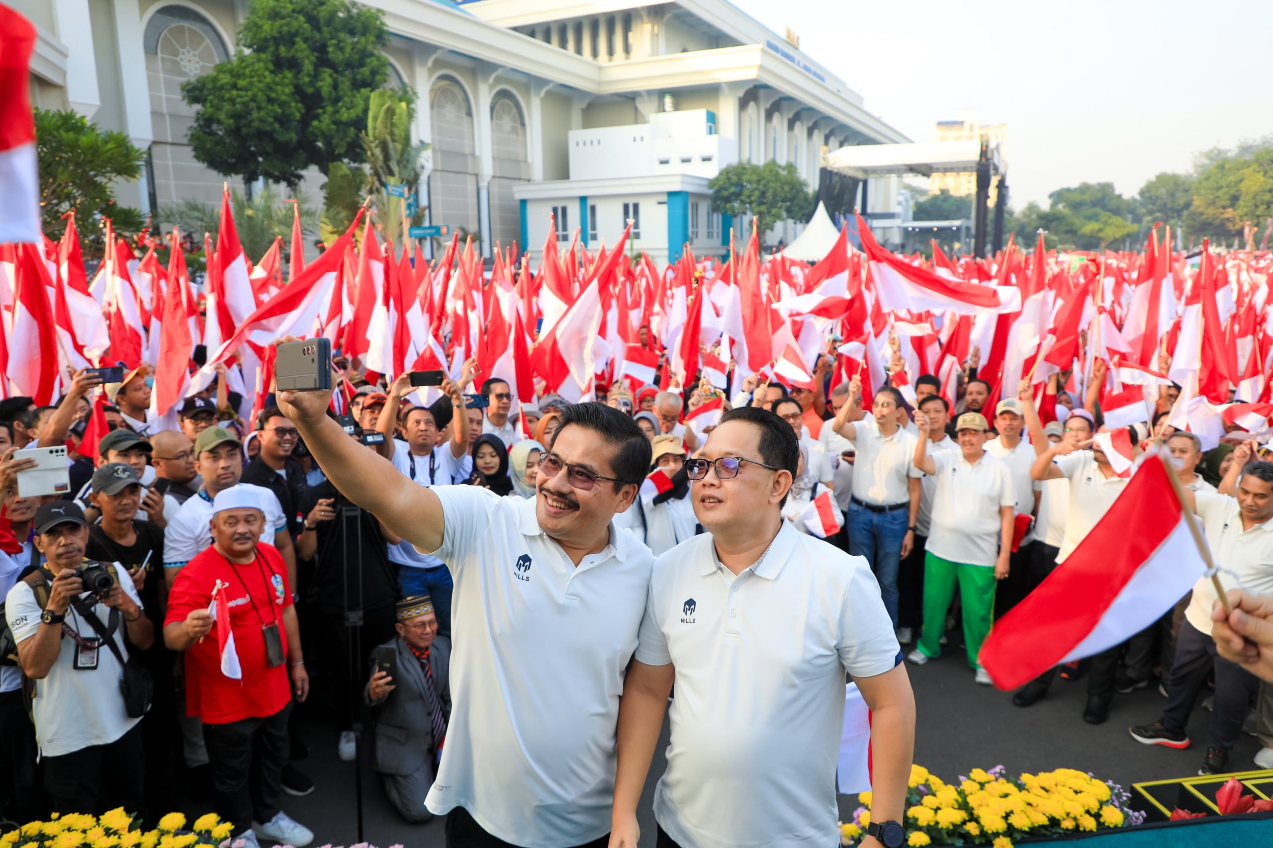 Sambut 1 Muharam 1446 H, Jalan Sehat di MAS Catatkan Rekor MURI