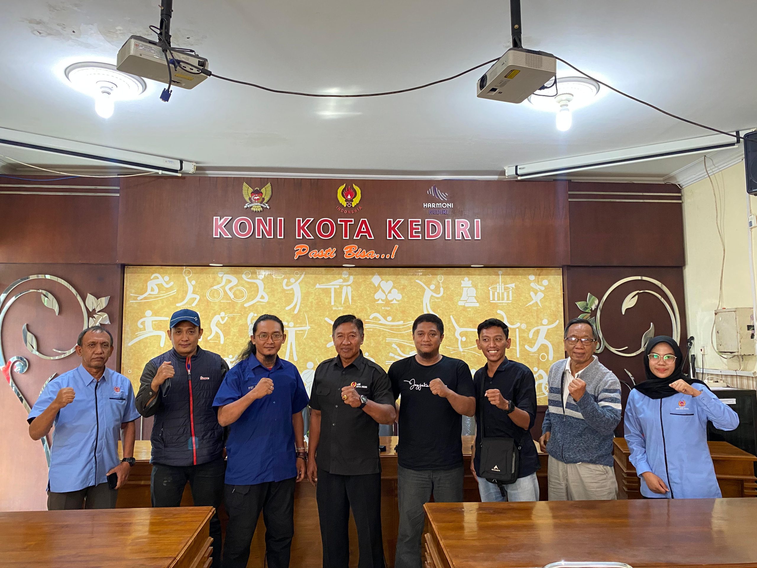 SIWO PWI Kediri Raya Gelar Pertemuan dengan Pengurus KONI