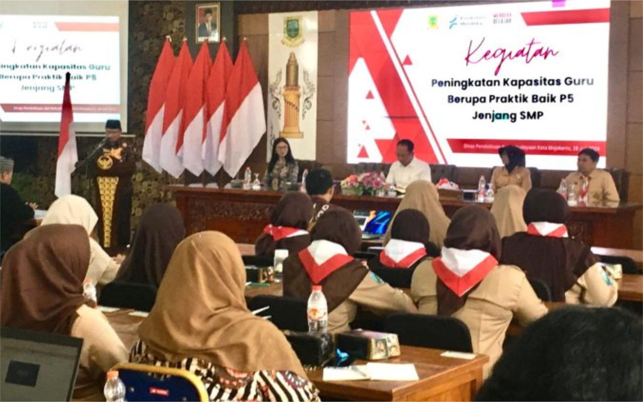 Menuju Indonesia Emas, Disdikbud Kota Mojokerto Lakukan Praktek P5 Guru SMP