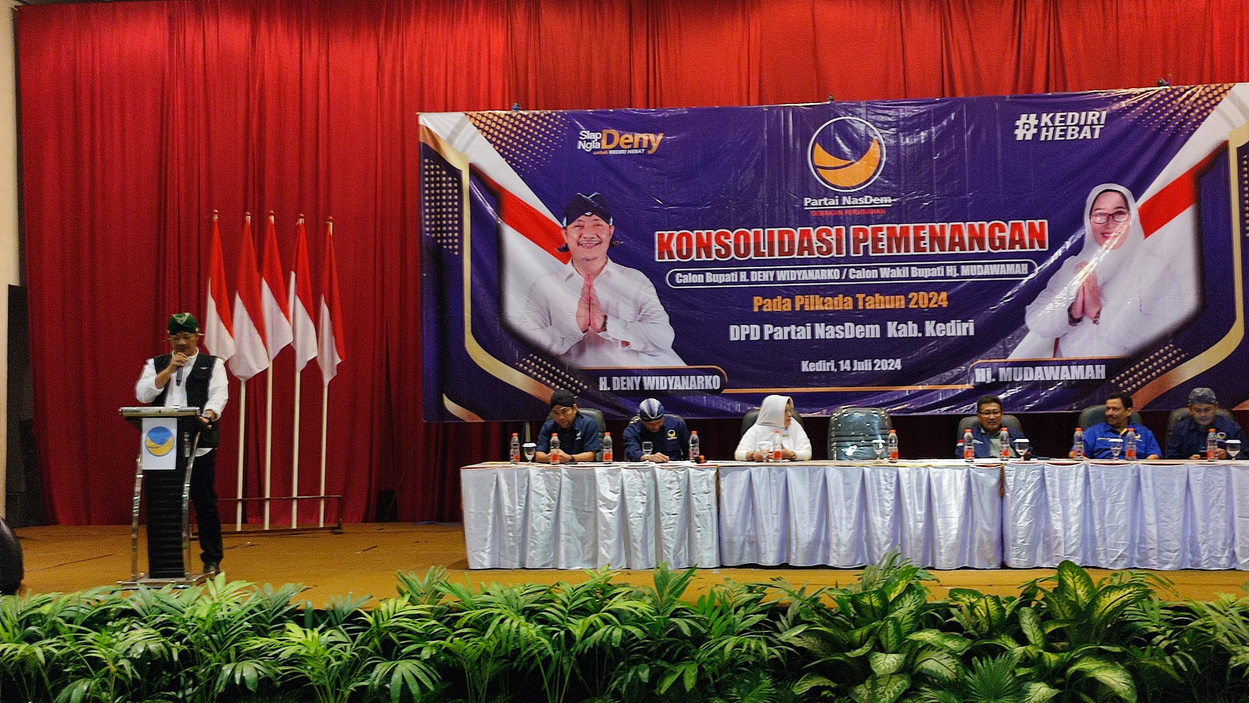 Nasdem Kabupaten Kediri Gelar Konsolidasi Pemenangan Pasangan Deny-Mudawamah