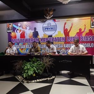 Muskablub PBVSI Sidoarjo Pilih Aklamasi Kapolresta Sidoarjo Kombes Pol Christian Tobing sebagai Ketum