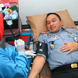 Hari Pengayoman ke-79, Lapas Banyuwangi Gandeng PMI Gelar Donor Darah