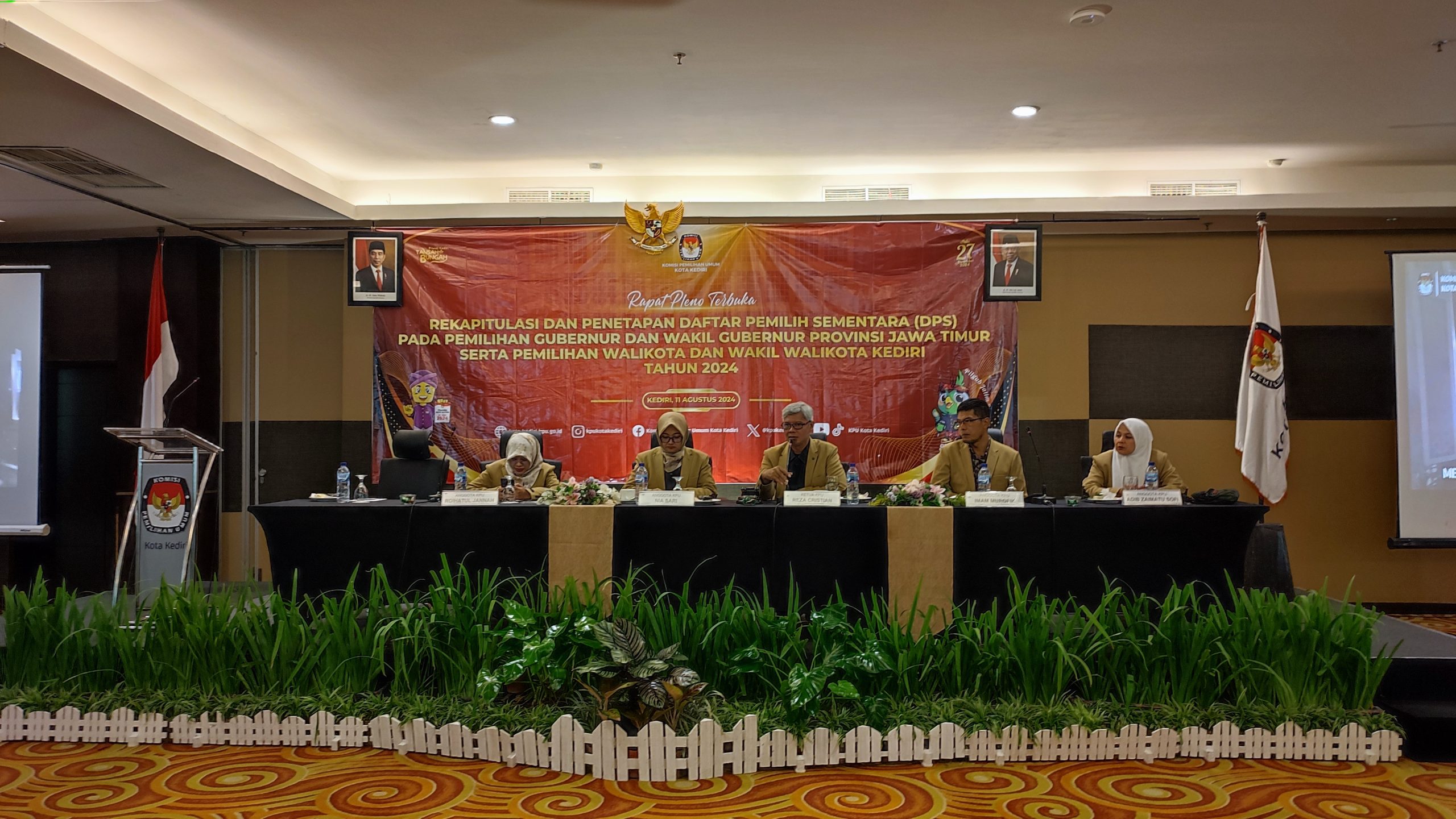 KPU Kota Kediri Coret 664 Pemilih Ganda dari Daftar Pemilih Sementara Pilkada 2024