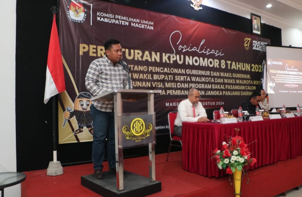 KPU Magetan Sosialisasikan PKPU No.8 Tahun 2024