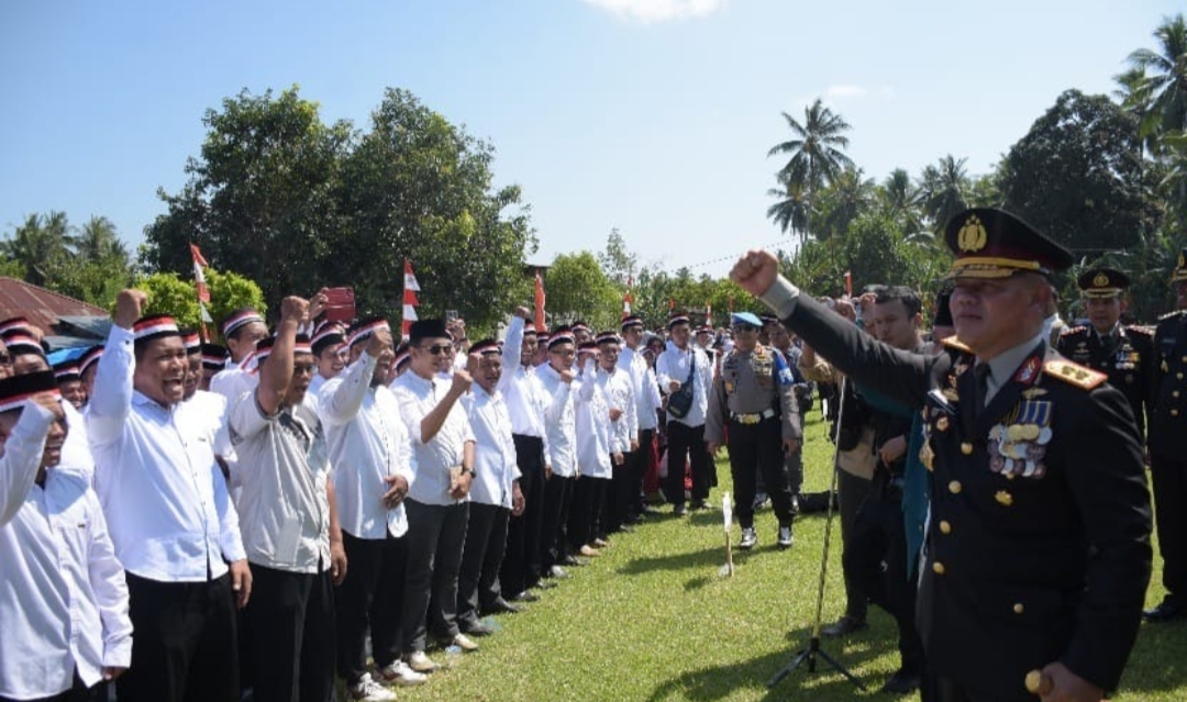 Puluhan Mantan Napiter Poso Ikut Upacara Kemerdekaan RI ke-79