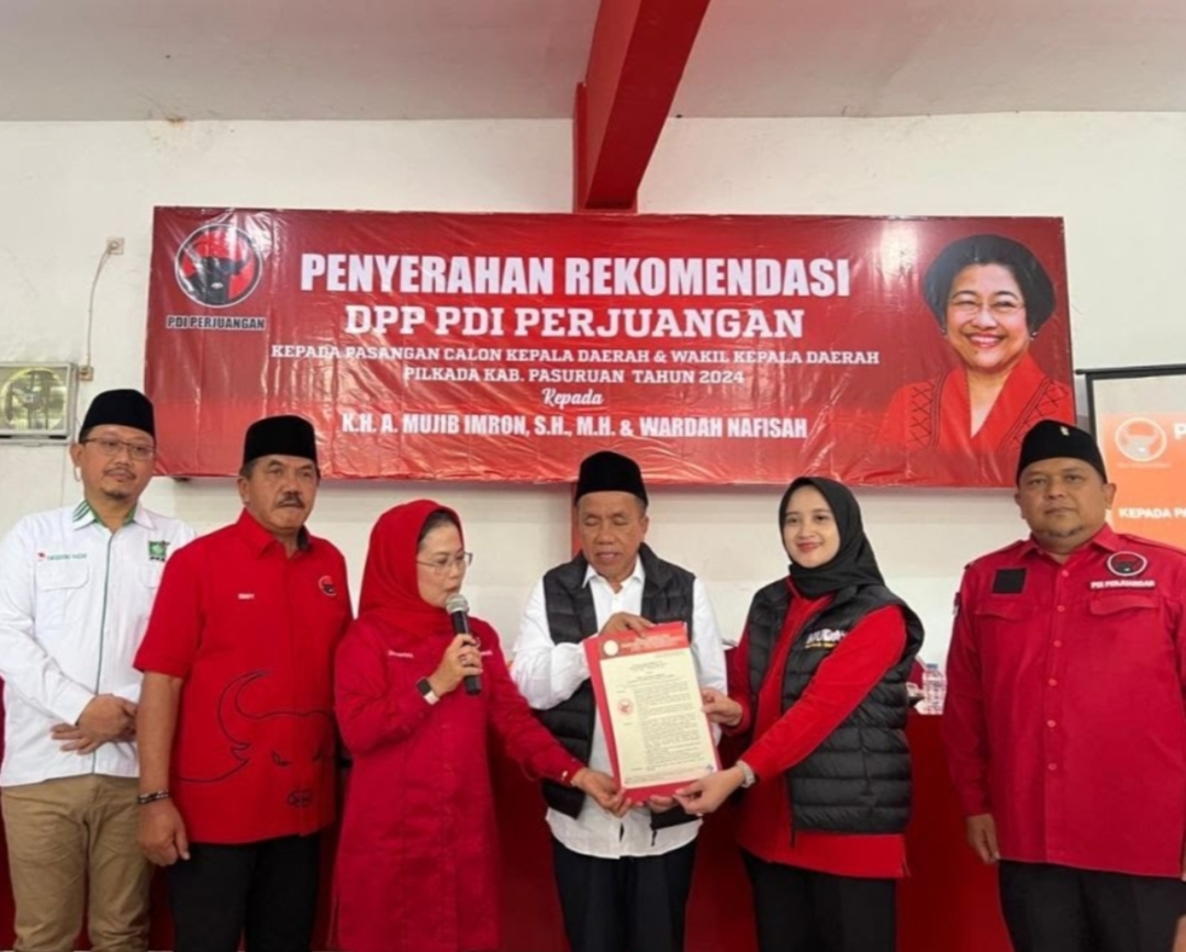 Injurytime, PDIP Berikan Rekom Ke Gus Mujib-Ning Wardah