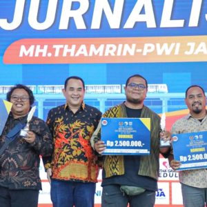 Ketum PWI Pusat Zulmansyah Sekedang Hadiri Acara Puncak Anugerah Jurnalistik MH Thamrin 2024