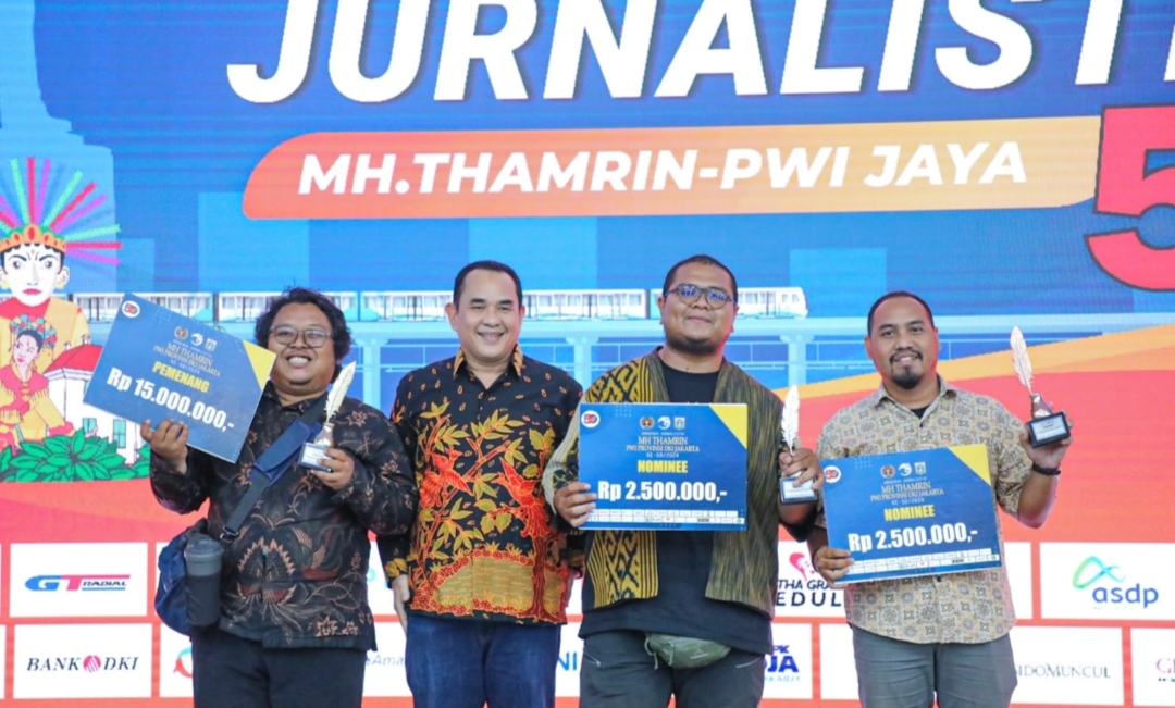Ketum PWI Pusat Zulmansyah Sekedang Hadiri Acara Puncak Anugerah Jurnalistik MH Thamrin 2024