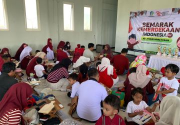 Lomba Lukis Bertema Transportasi Meriahkan HUT ke 79 Kemerdekaan RI