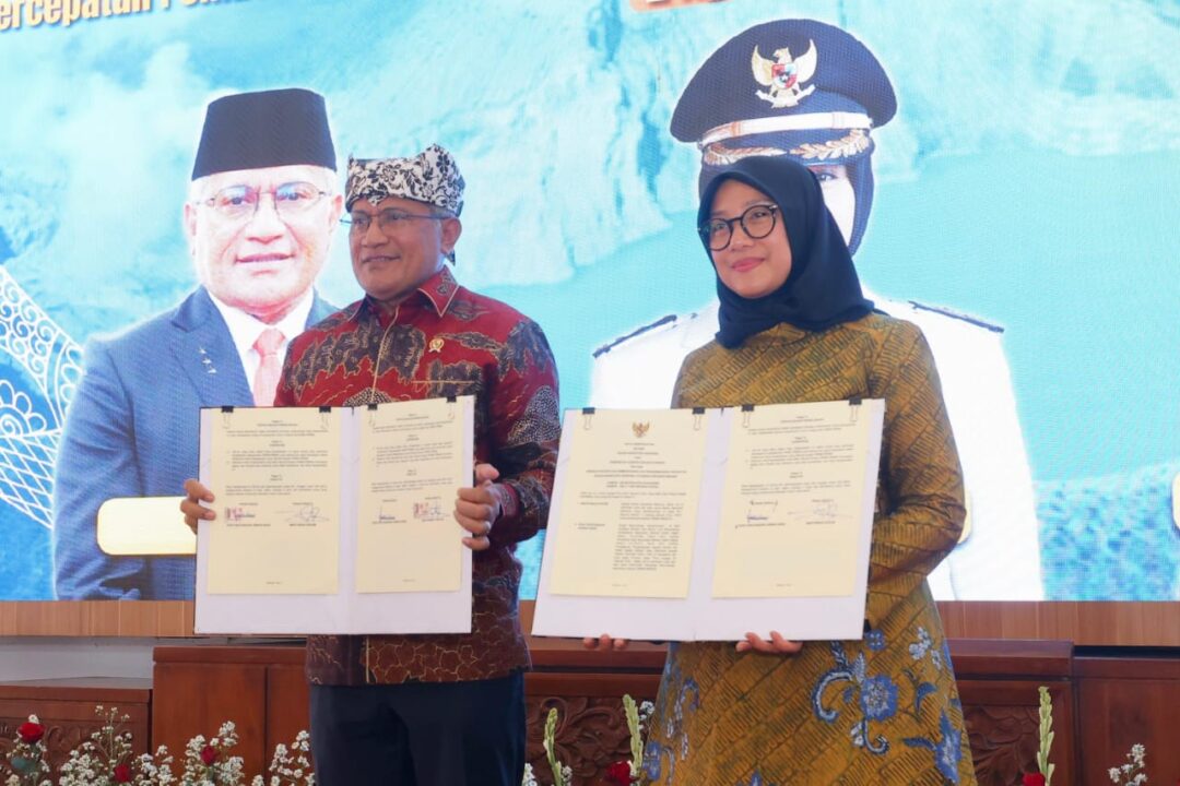 Bupati Banyuwangi dan BNN Teken Kerjasama Percepat Bentuk BNN Kabupaten