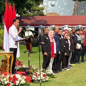 Jokowi Terima Atlet Indonesia Peraih Medali Olimpiade