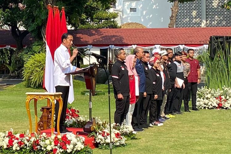Jokowi Terima Atlet Indonesia Peraih Medali Olimpiade