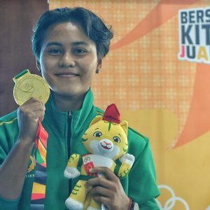 Peloncat Indah Jatim Gladies Tambah Koleksi Emas PON XXI 2024