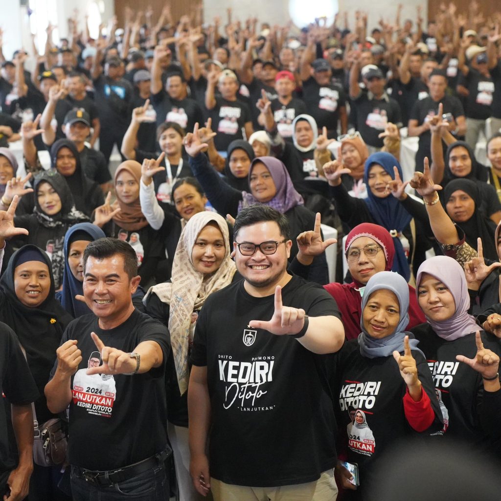 Relawan P2K Optimis Menangkan Mas Dhito – Mbak Dewi, Capaian Periode Pertama Jadi Penentu