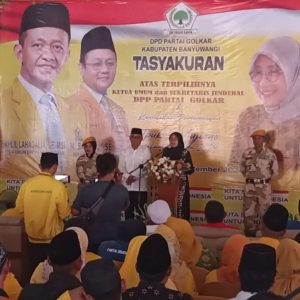 Golkar Banyuwangi Syukuran Atas Terpilihnya Ketum DPP Partai Golkar Bahlil dan Sekjen Sarmuji