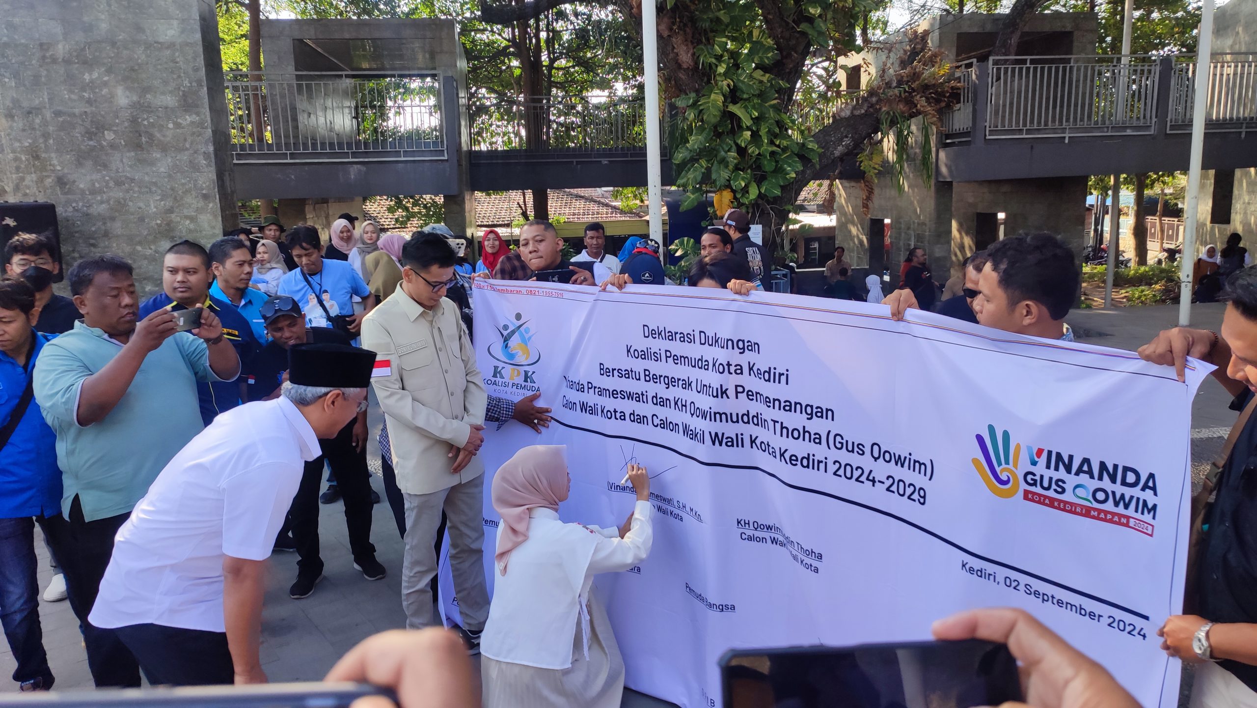 Vinanda dan Gus Qowim Mendapatkan Dukungan dari KPK pada Pilkada 2024