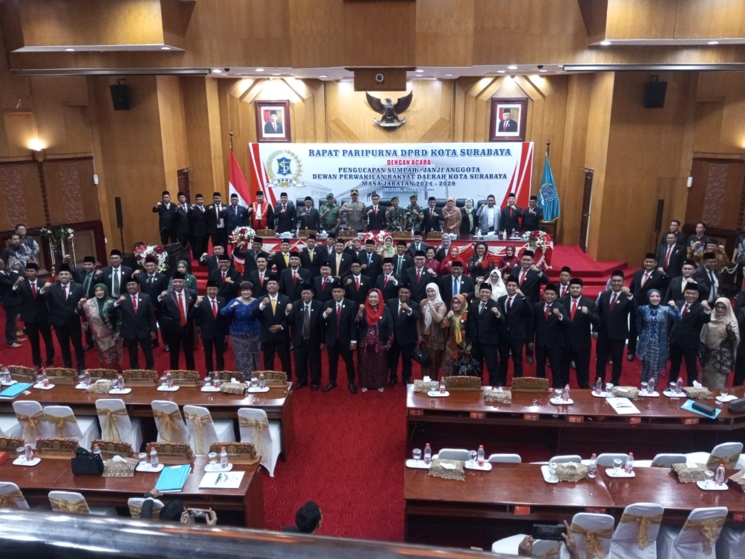 DPRD Kota Surabaya, Baru PKB yang Setor Calon Pimpinan Dewan