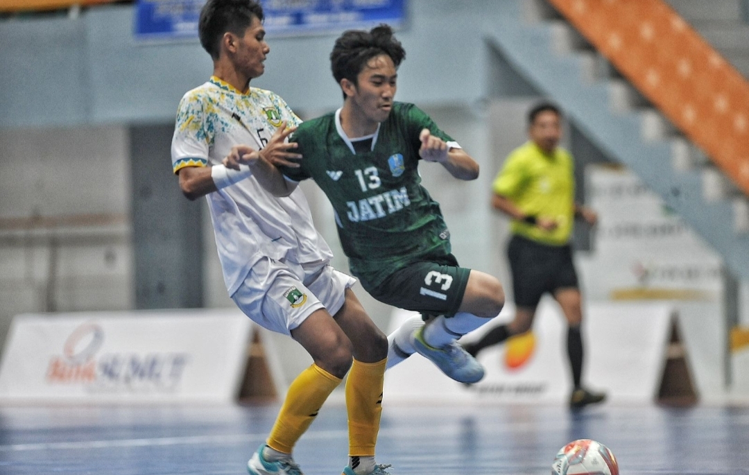 Tumbangkan Banten 3-2,  Tim Futsal Putra Jatim Melaju Ke Final PON XXI Aceh-Sumut 2024