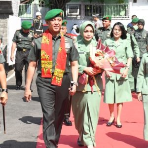 Pangdam V/Brawijaya Kunjungan Kerja di Kodim 0825 Banyuwangi Guna Tekankan Soliditas dan Kesehatan Prajurit