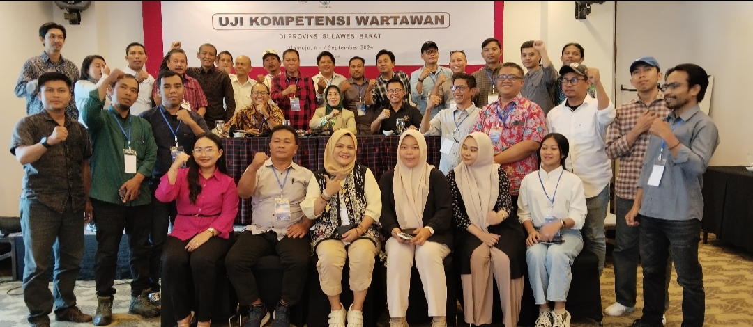 UKW di Sulbar Selesai, Puluhan Wartawan Dinyatakan Kompeten