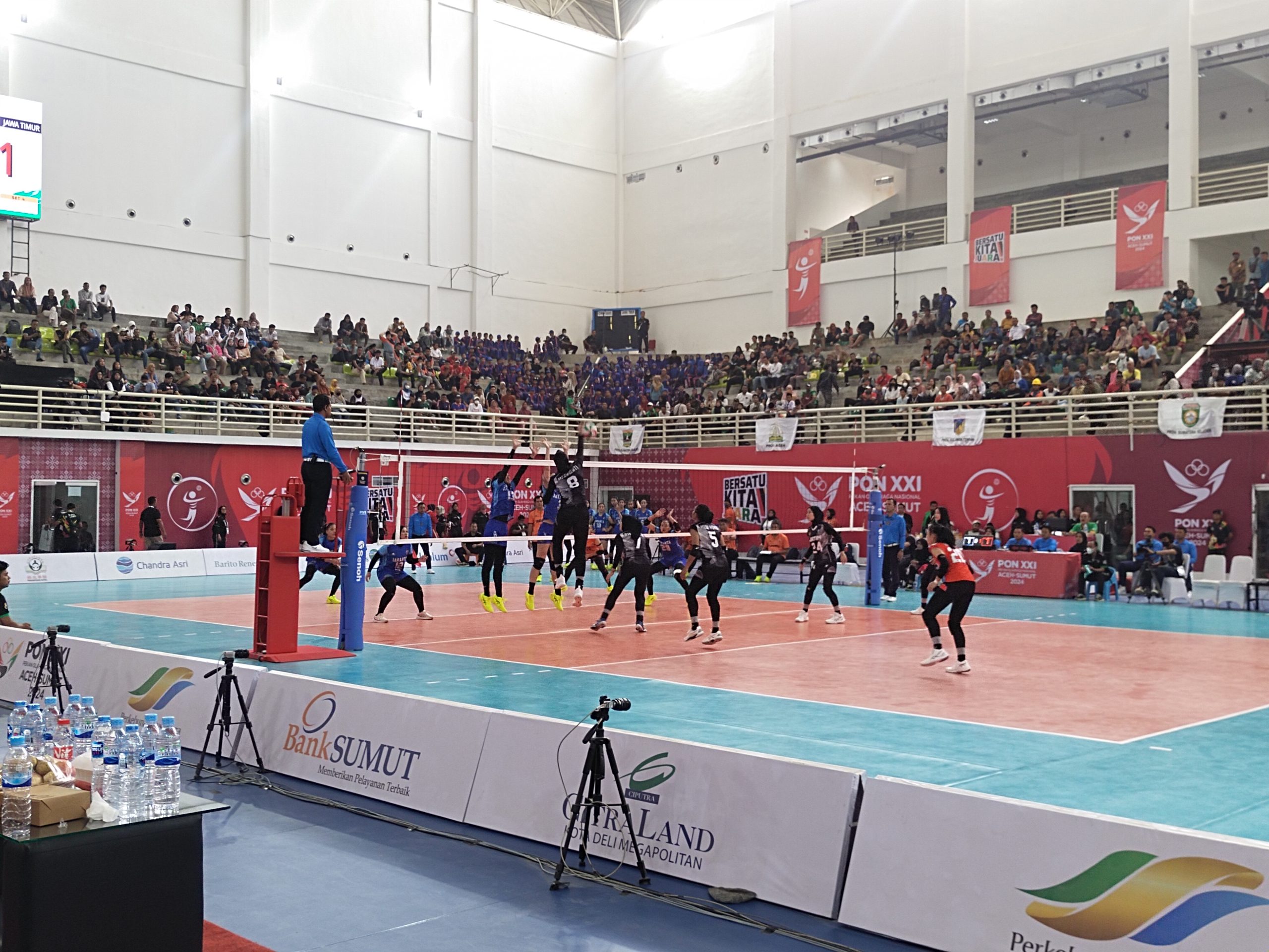 Kalahkan DKI, Tim Voli Putri Jatim Lolos Final PON 2024