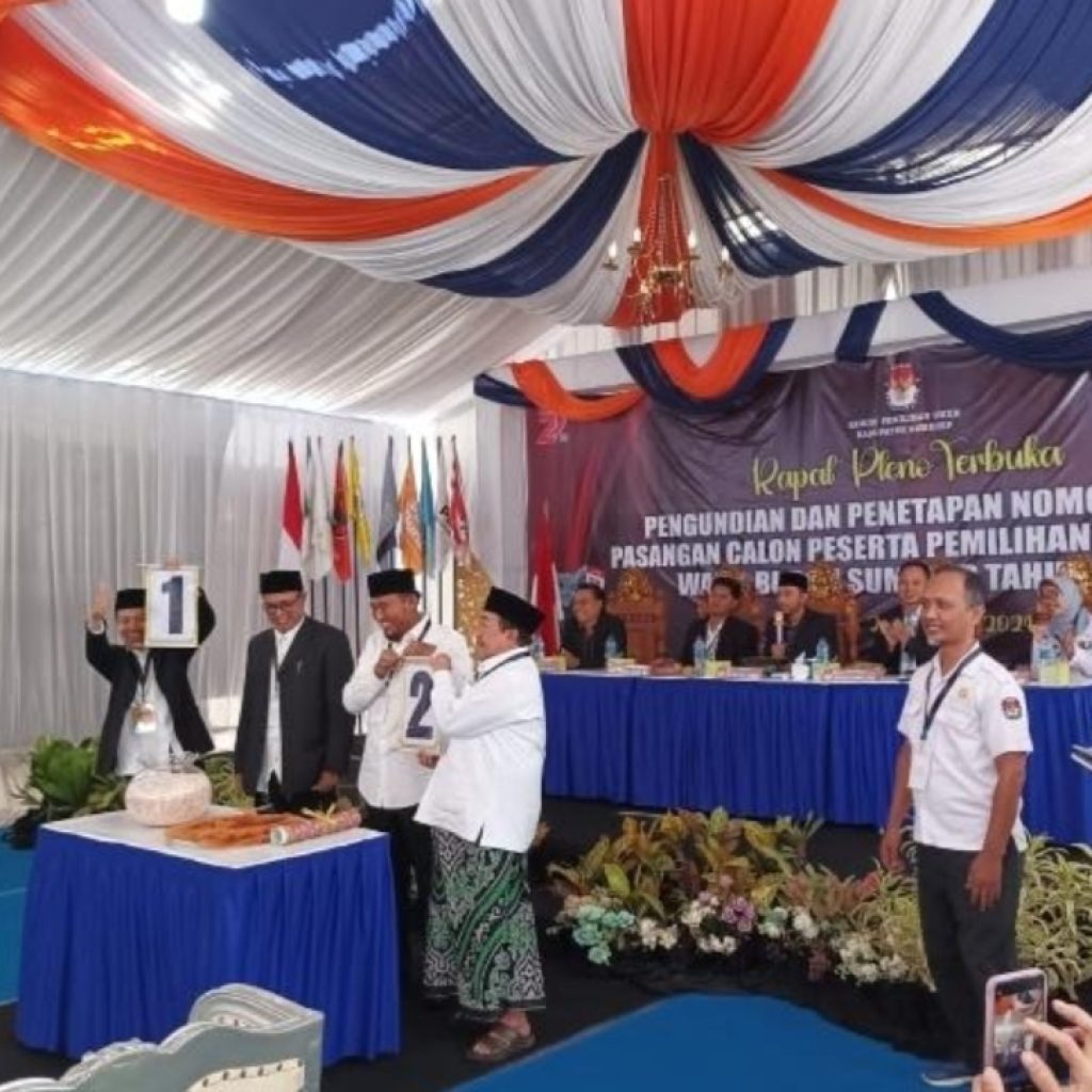 KPU Kab. Sumenep Tetapkan Dua Paslon Sebagai Peserta Pilkada 2024