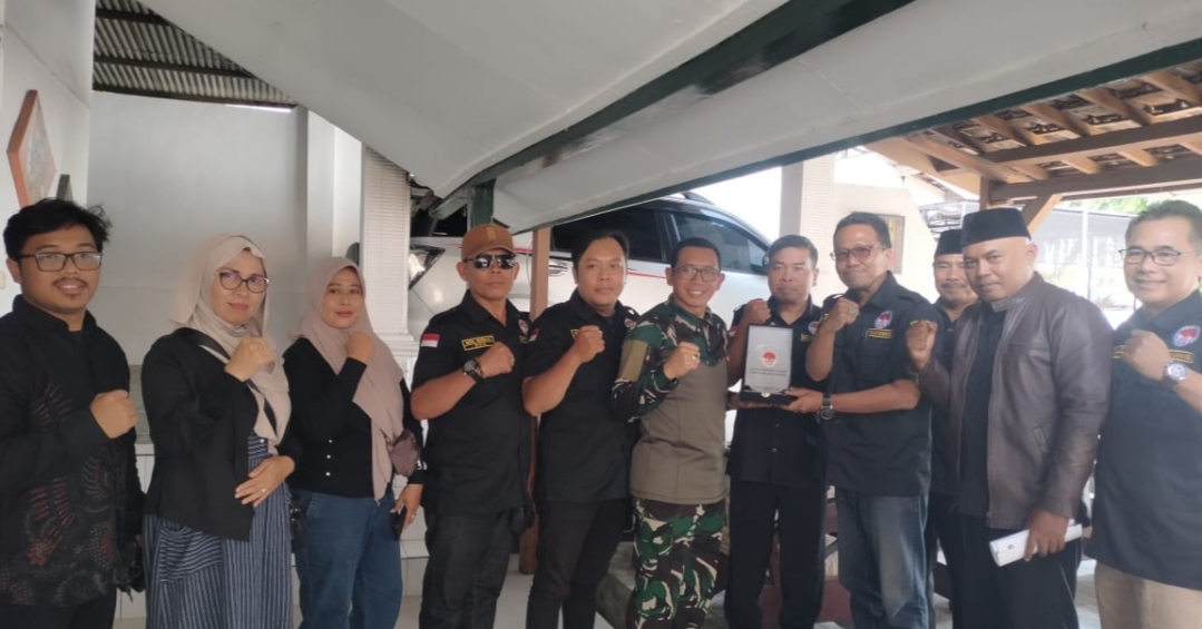 Jaga Kondusifitas Pilkada Damai, Ormas GPN 08 Bersilaturrahmi ke Dandim 0825 Banyuwangi