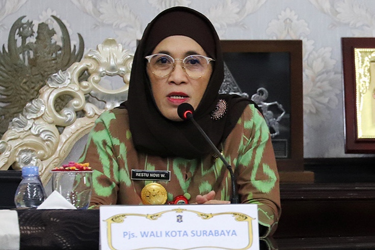 Di Hadapan OPD dan Camat se-Surabaya, Restu Sampaikan Target 60 Hari Kerja