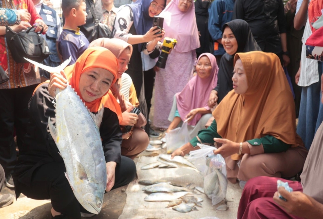 Bersama Cabup Tuban Aditya Halindra , Khofifah Banjir Dukungan Lanjutkan Dua Periode
