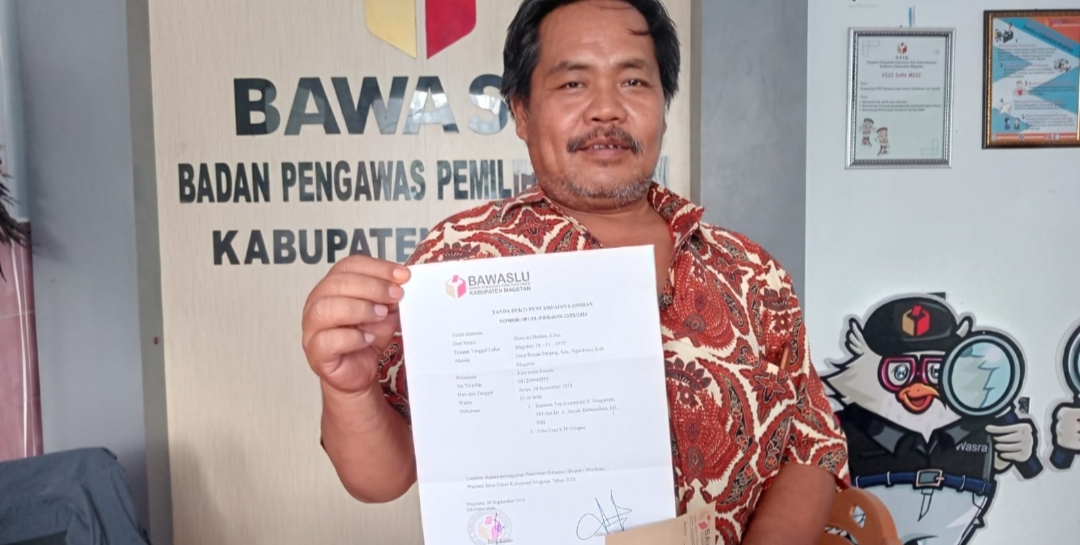 Dimyati Laporkan Anggota DPRD Yang Jadi Tim pemenangan Paslon HEBAT Ke Bawaslu