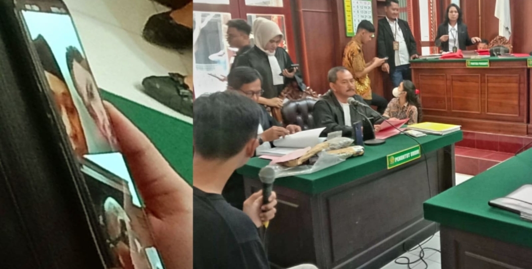 Miliki Ganja 336,968 Gram, Atsal Firas dan Abdul Hafidz ketika menjalani Persidangan